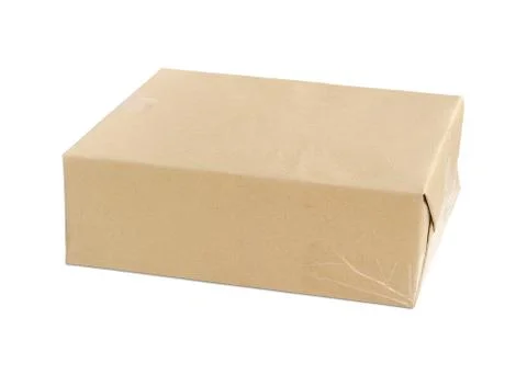 Parcel wrapped Stock Photos