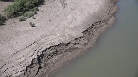 Parched and cracking soil Stock Footage 246827515