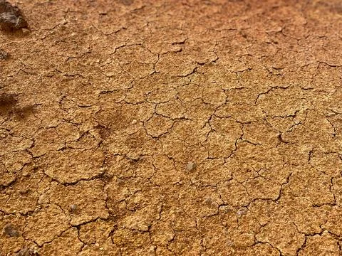 Parched Clay Soil Texture Stock Photos