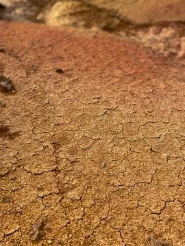 Parched Clay Soil Texture Stock Photos