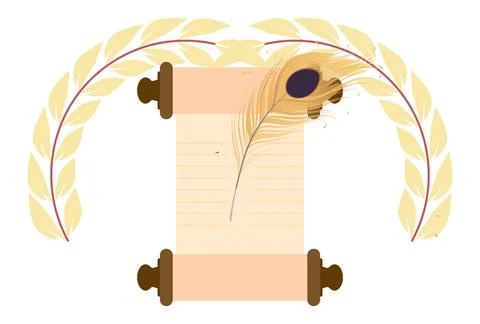 Parchment Concept Illustration Иллюстрация