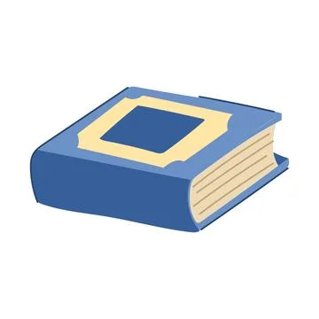 Parchment old book cartoon vector illustration イラスト素材