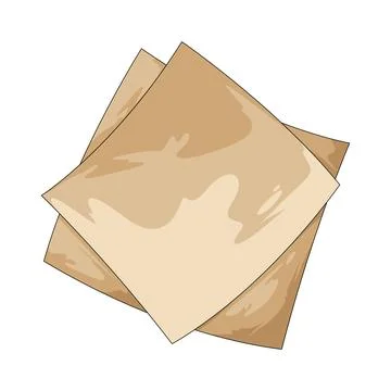 Parchment paper illustration Stock Illustration