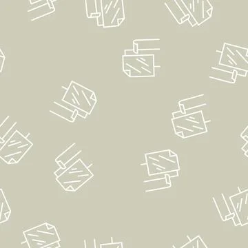 Parchment paper line seamless pattern 스톡 일러스트