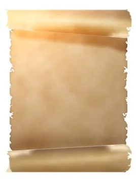 Parchment scroll Stock Illustration