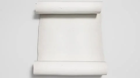 Parchment Scroll Opens 8 Stock Footage 234616839