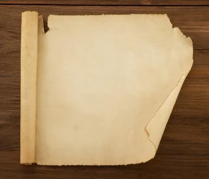 Parchment scroll Stock Photos