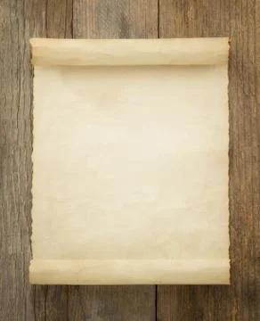 Parchment scroll Stock Photos