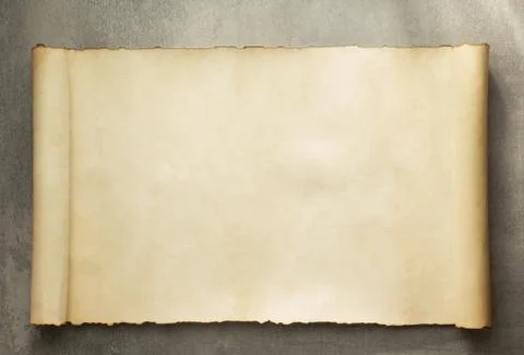 Parchment scroll 스톡 사진