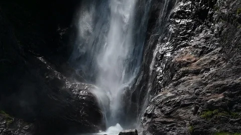 Parcines waterfall Stock Footage 109014829