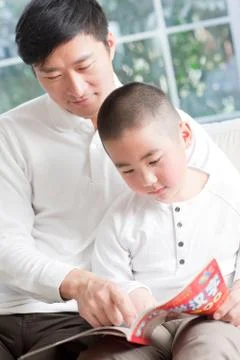 Parent-child education Stock Photos