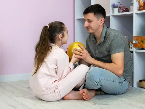 Parent-child relationship concept 스톡 사진