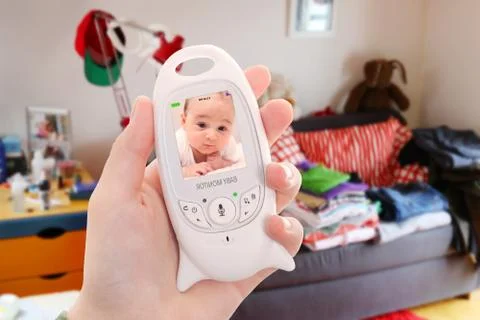 Parent has no time to clean up the house because of baby Stock Photos