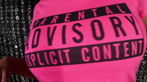 Parental advisory explicit content s woman Vidéo 45296385
