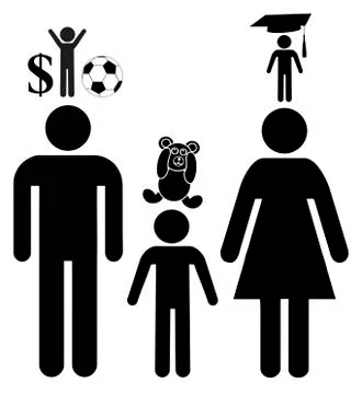 Parental Expectations Illustrazione stock