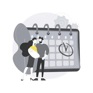 Parental leave abstract concept vector illustration. Stock Illustration