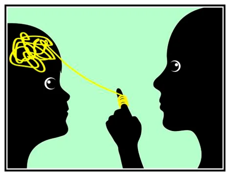 Parental Mind Control Stock Illustration