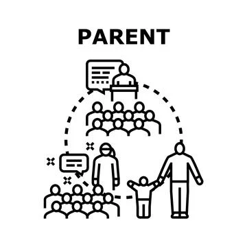 Parental responsibility and education vector concept Stock Illustration