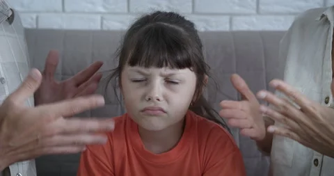 Parents shouting at child. Stock Footage 163261778