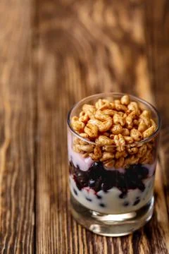 Parfait dessert Stock Photos