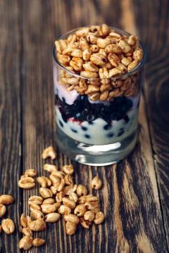 Parfait dessert Stock Photos