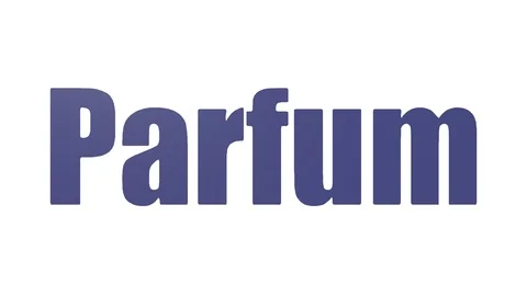 Parfum Animated Tagcloud Isolated On White Video stock 107245464