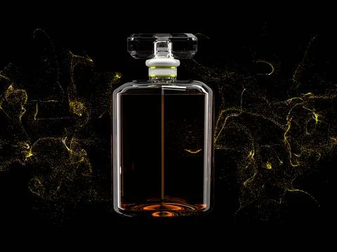 Parfum with dust (1) Stock Illustration