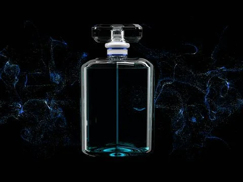 Parfum with dust (3) Stock Illustration