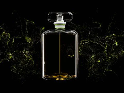 Parfum with dust (4) Ilustração Stock