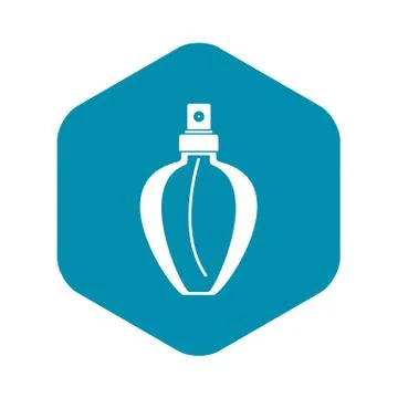Parfume bottle icon, simple style Illustrazione stock