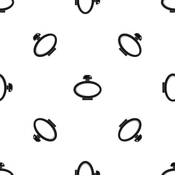 Parfume bottle pattern seamless black Illustrazione stock