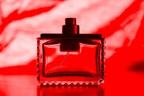 Parfume bottle on the table Foto stock