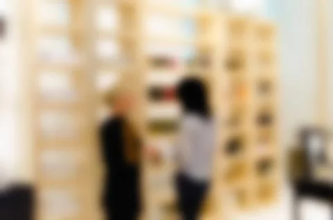 Parfume store theme blur background Foto stock