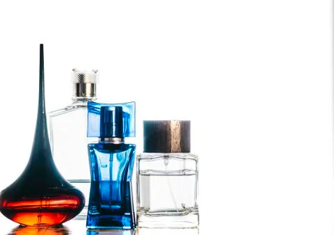 Parfume On White background Stock Photos
