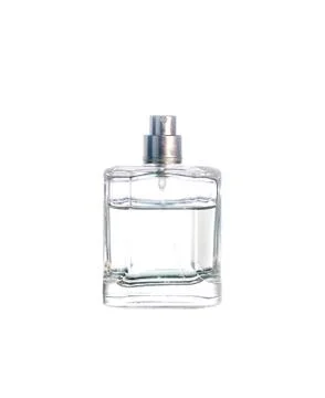 Parfume On White Foto stock
