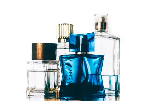 Parfume On White Stock Photos
