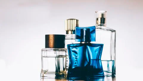 Parfume On White Stock Photos