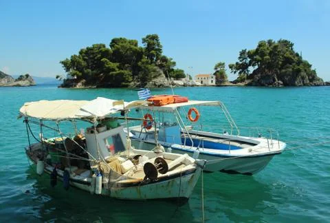 Parga, Greece Stockfoto's