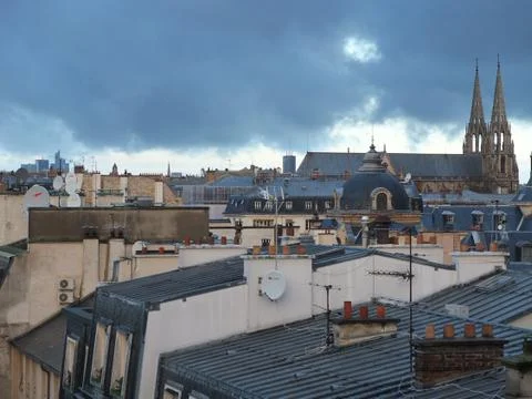 Parif Rooftops Fotos Stock