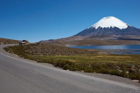 Parinacota Volcano Stock Photos