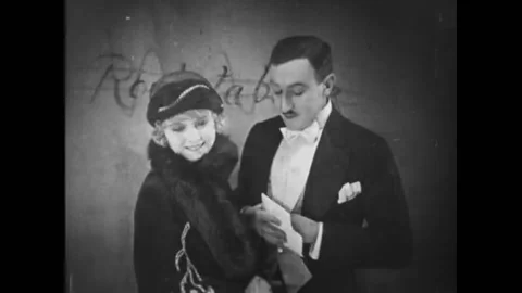 PARIS - 1926 - Daisy and Marcel have an affair as Joe performs on stage. Video stock 296391673