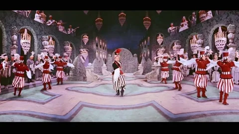 PARIS - 1955 - A ballet performance concludes at the Paris Opera, and audience Stock Footage 328166490