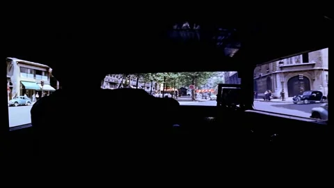 PARIS - 1955 - View from inside a cab as tourists are introduced to Paris. Stock Footage 328166951