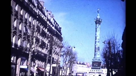 Paris in the 1960's. Stock Footage 230127669