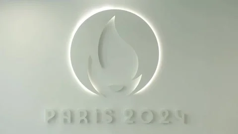 Paris 2024 'confident' about security of Games, SAINT DENIS, FR - 10 Apr 2024 Stock Footage 271575942