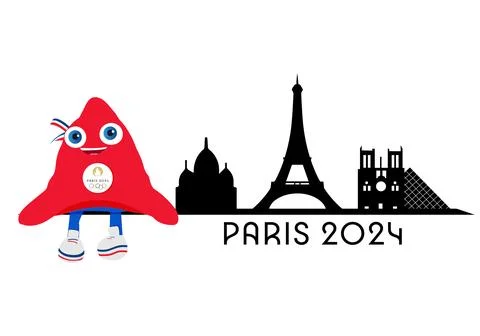 Paris 2024. Game in paris. Vector illustration 库存插图