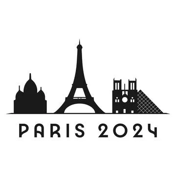 Paris 2024. Game in paris. Vector illustration 库存插图