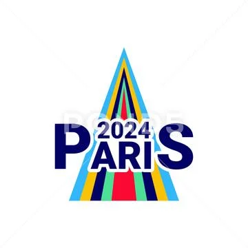 Paris 2024 Olympics. Logo for the Olympics. Vector illustration ...