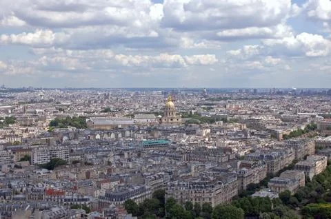 Paris from above Stock Photos