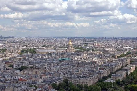 Paris From Above Stock Photos